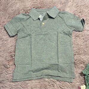 The Children's Place Heather Gray Polo Shirt